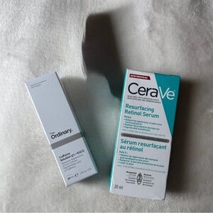 *2-PACK* CERAVE Retinol Serum & THE ORDINARY Caffeine 5%